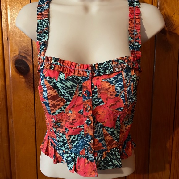 NWT Ulla Johnson Alexandra Top, Flamingo, size 8 - Picture 5 of 7